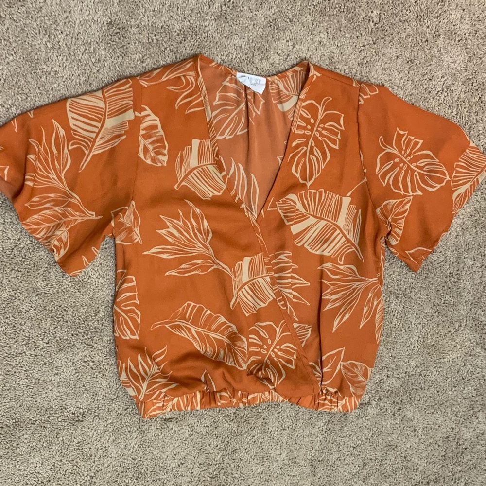 Tropical breeze crop top